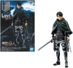Banpresto Attack On Titan Levi Figure Statue Survey Corps Levi The Final Season Special Ver. About 6.2 Inch