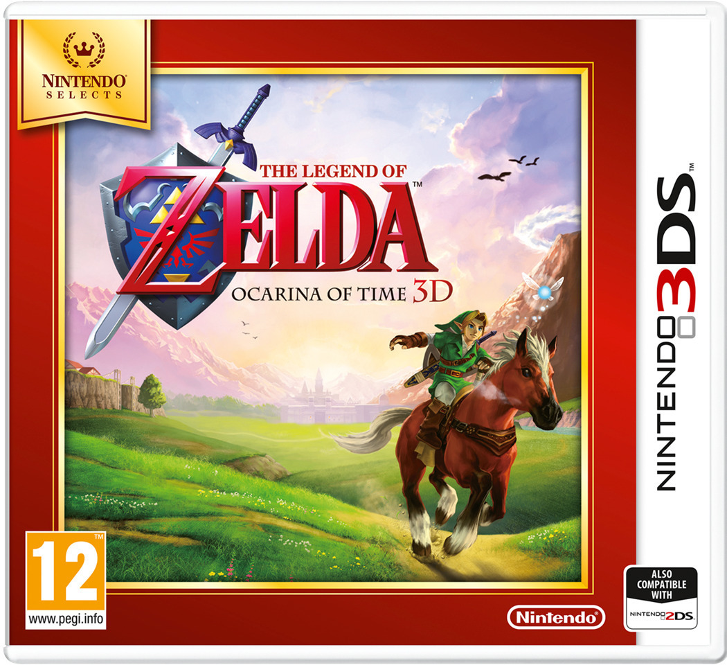 The Legend of Zelda Ocarina of Time 3D Nintendo Selects Edition 3DS Game USED