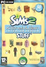 The Sims 2: Kitchen & Bath Interior Design Stuff PC Game USED