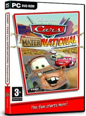 Cars Mater-National Championship PC USED - Vintage Toy Mania