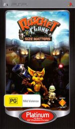 Ratchet & Clank Size Matters Platinum PSP USED