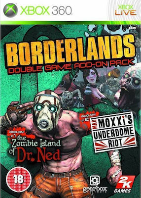 Borderlands: Double Game Add-On Pack Xbox 360 USED