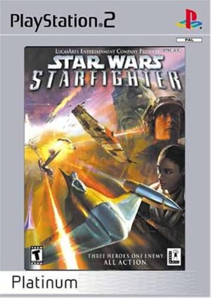 Star Wars Starfighter Platinum PS2 USED NO MANUAL