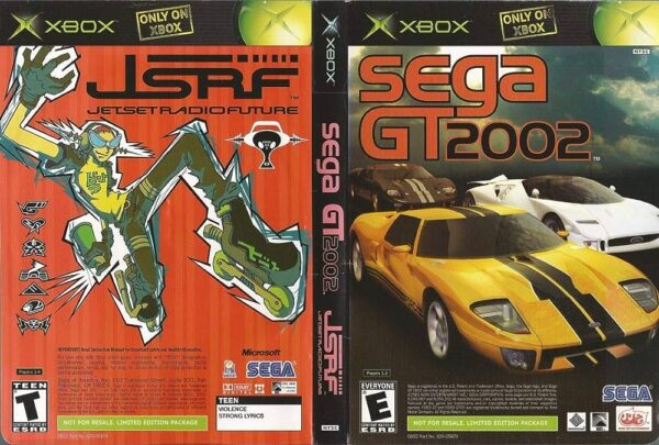 SEGA GT 2000 / JSRF Jet Set Radio Future XBOX USED DISC ONLY