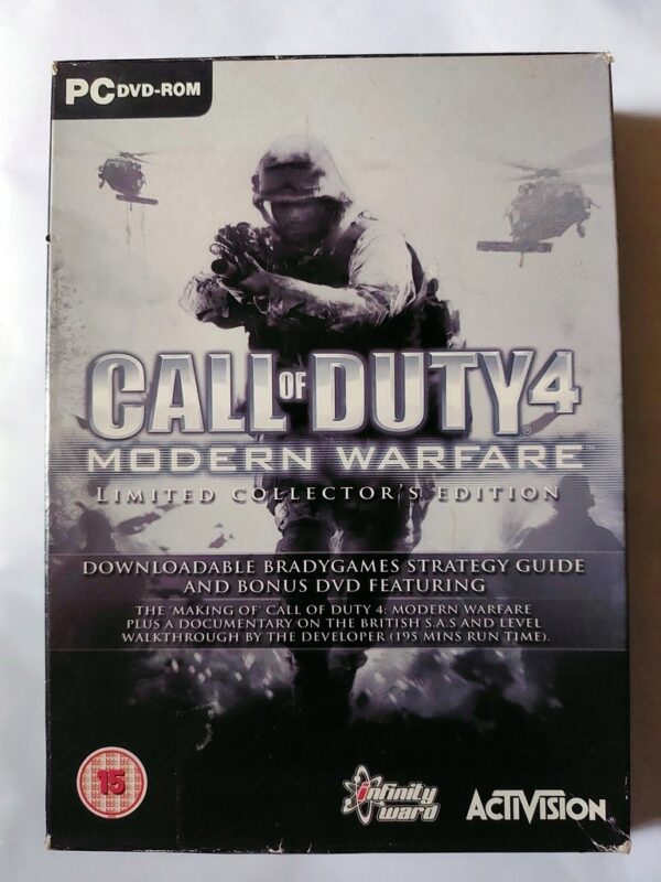 Call of Duty 4: Modern Warfare - Limited Collector's Edition PC Game USED