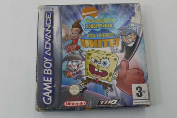 SpongeBob Squarepants and Friends Unite! GAMEBOY ADVANCE GBA USED