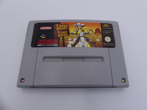 LUCKY LUKE Super Nintendo SNES Cartridge PAL NOE USED