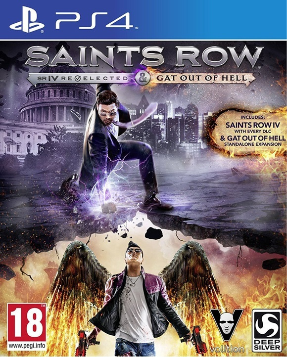Saints Row IV Re-Elected & Gat Out of Hell PS4 USED