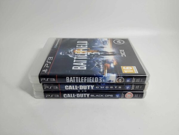 FPS bundle: Call of Duty Black Ops/Call of Duty Ghosts/Battlefield 3 PS3 USED - Image 2