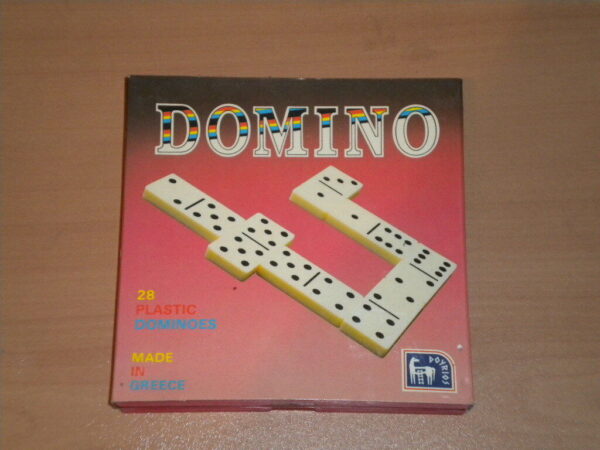 1980's Greek Board Game DOMINO DOMINOES DOYRIOS MIB Travel SIZE | ΝΤΟΜΙΝΟ