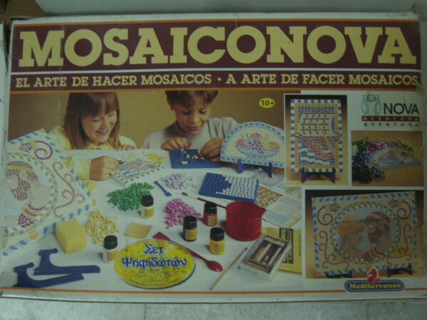 VINTAGE 1996 MEDITERRANEO NOVA HASBRO MOSAICONOVA MOSAIC EDUCATIONAL MIB