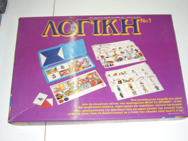 VINTAGE 80's Greek Board Game LOGIC LOONEY TUNES RARE BY MIKA #221 | Λογική