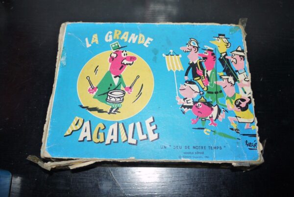 1961 VINTAGE FRENCH CARD GAME Jeu de Société ancien la Grande Pagaille