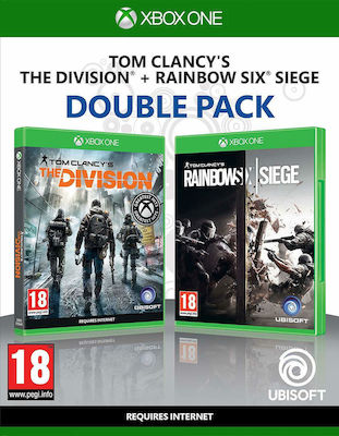 Tom Clancy's Rainbow Six Siege & The Division Double Pack Xbox One USED