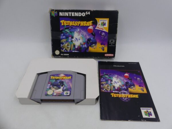 Tetrisphere NINTENDO N64 VIDEO GAME COMPLETE PAL USED - Image 2