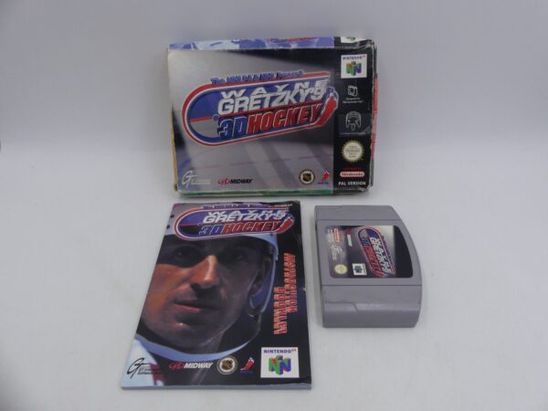 Wayne Gretzky's 3D Hockey NINTENDO N64 VIDEO GAME COMPLETE PAL USED - Image 2