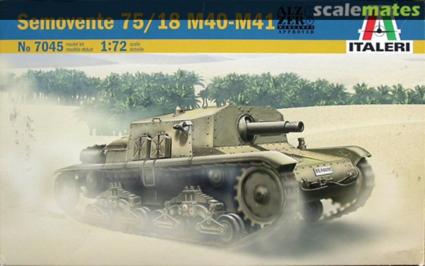 Italeri Φιγούρα Μοντελισμού Semovente 75/18 M40-M41 1:72 7045