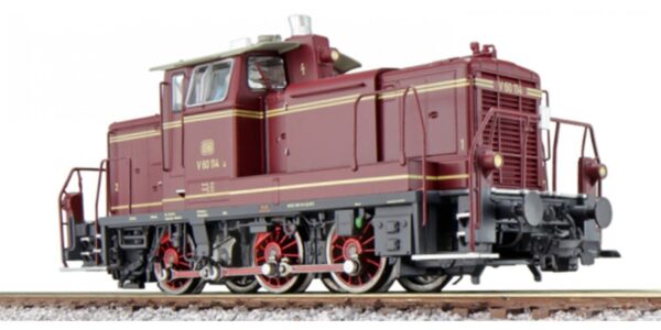 ESU 31743 Diesel Locomotive V60 114 DB/DFS, Othert, VI, Sound+Smoke, DC/AC, H0