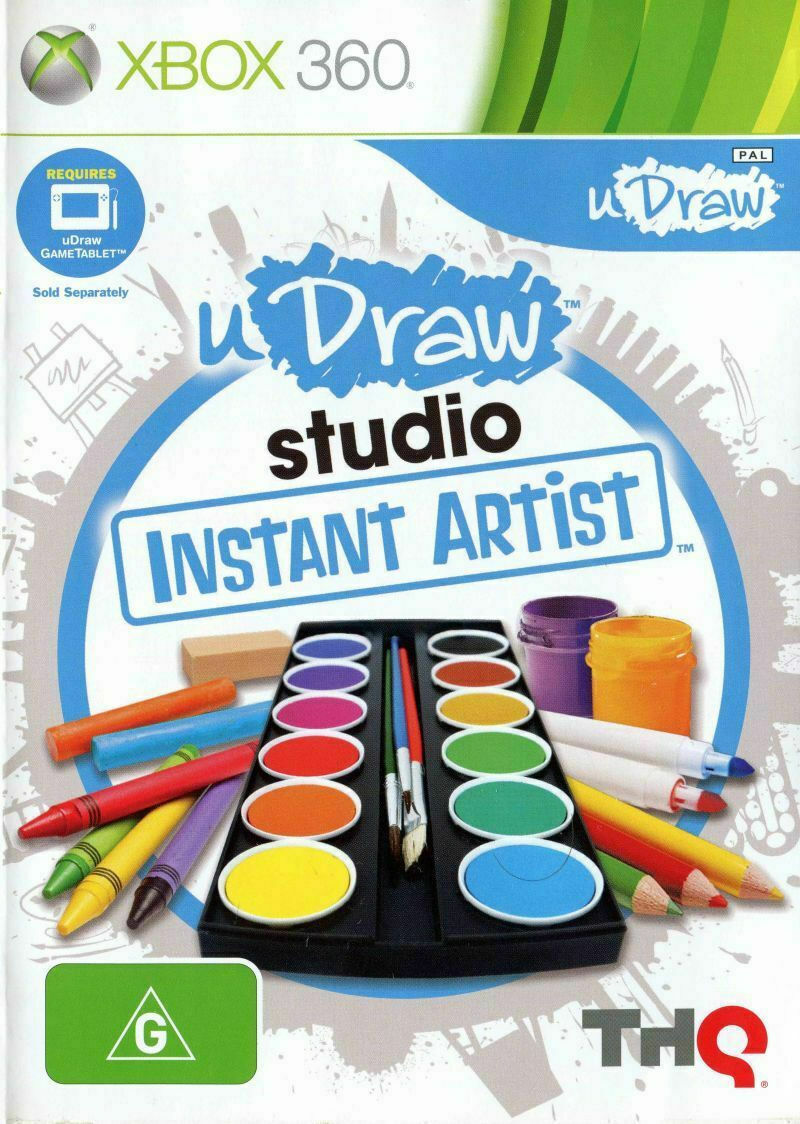 uDraw Studio Instant Artist Xbox 360 GAME ONLY NO TABLET NEW