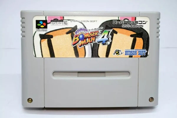 SNES - SUPER BOMBER MAN 4 JAPAN NTSC-J for Super Nintendo SUFAMI FAMICOM USED CARTRIDGE ONLY