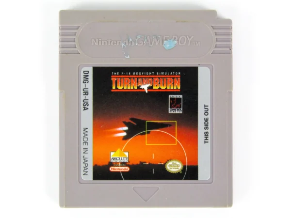 Turn And Burn The F-14 Dogfight Simulator (Game Boy) CARTRIDGE USED