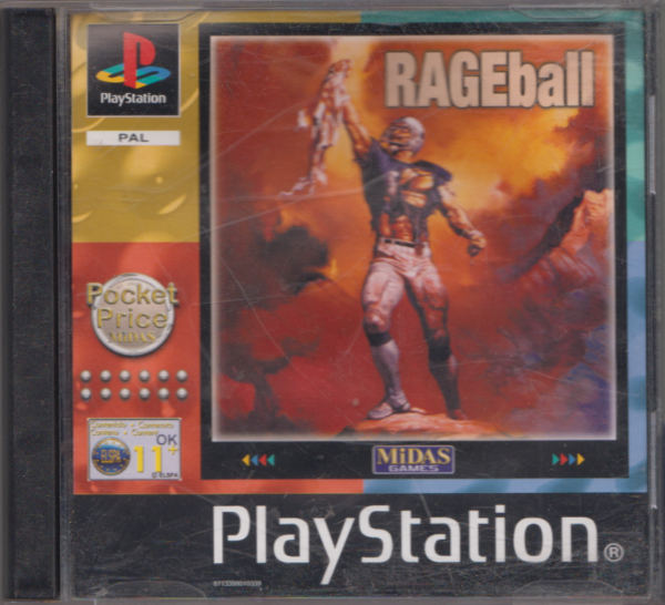 PLAYSTATION 1: Rageball (POCKET PRICE/PLATINUM) PS1 USED