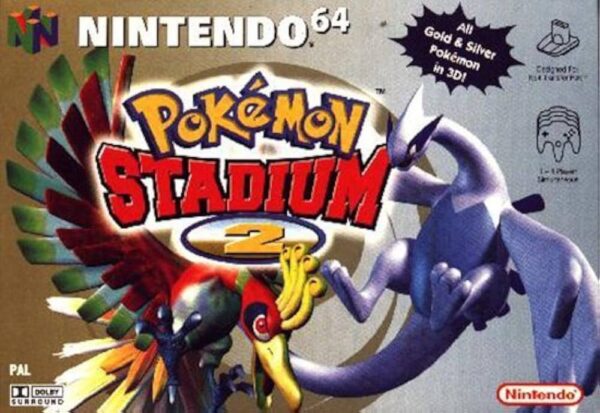 Pokemon Stadium 2 N64 USED NO MANUAL WITH PROTECTOR CASE