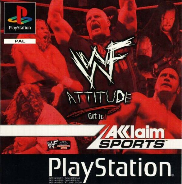 WWF Attitude Playstation PS1 USED