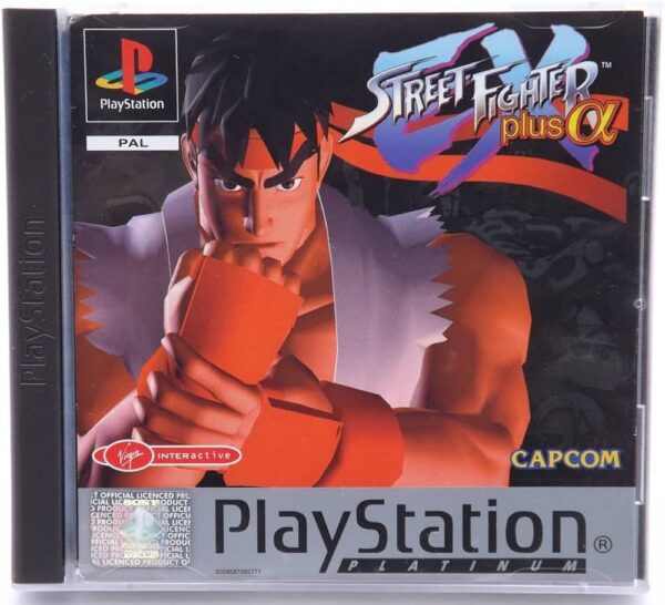 Street Fighter Ex Plus Alpha Platinum PlayStation PS1 USED