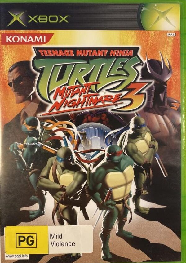 Teenage Mutant Ninja Turtles 3 Mutant Nightmare (Microsoft Xbox) USED