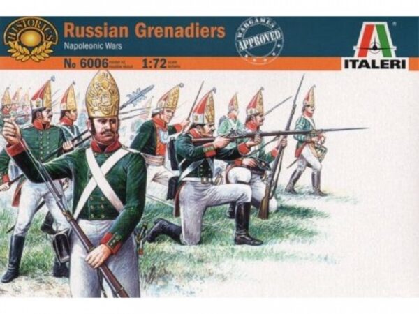 Italeri Φιγούρες Μοντελισμού Russian Grenadiers Napoleonic Wars | 1:72 | No.6006