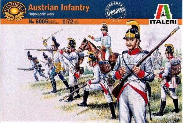 Italeri Φιγούρες Μοντελισμού Austrian Infantry Napoleonic Wars | 1:72 | No.6005