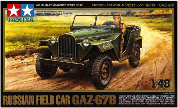 Tamiya Φιγούρα Μοντελισμού Russian Field Car GAZ-67B | 1:48 | 32542