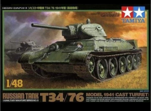 Tamiya Φιγούρα Μοντελισμού Russian Tank T 34/76 Model 1941 | 1:48 | 32515