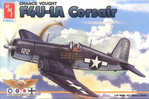AMT/ERTL Φιγούρα Μοντελισμού Chance Vought F4U-1A Corsair | 1:48 | 8873
