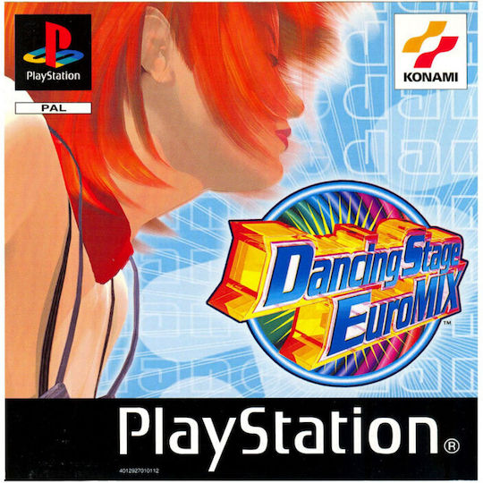 Dancing Stage Euromix Playstation PS1 Game (Used)