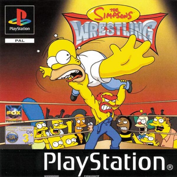 Simpsons Wrestling PlayStation PS1 USED