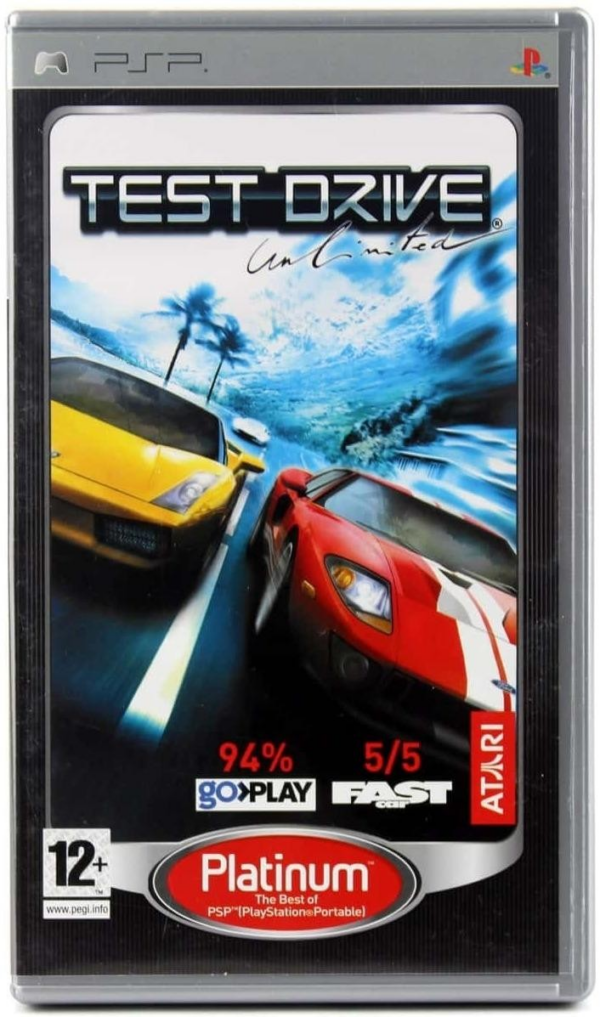 Test Drive Unlimited Platinum PSP USED