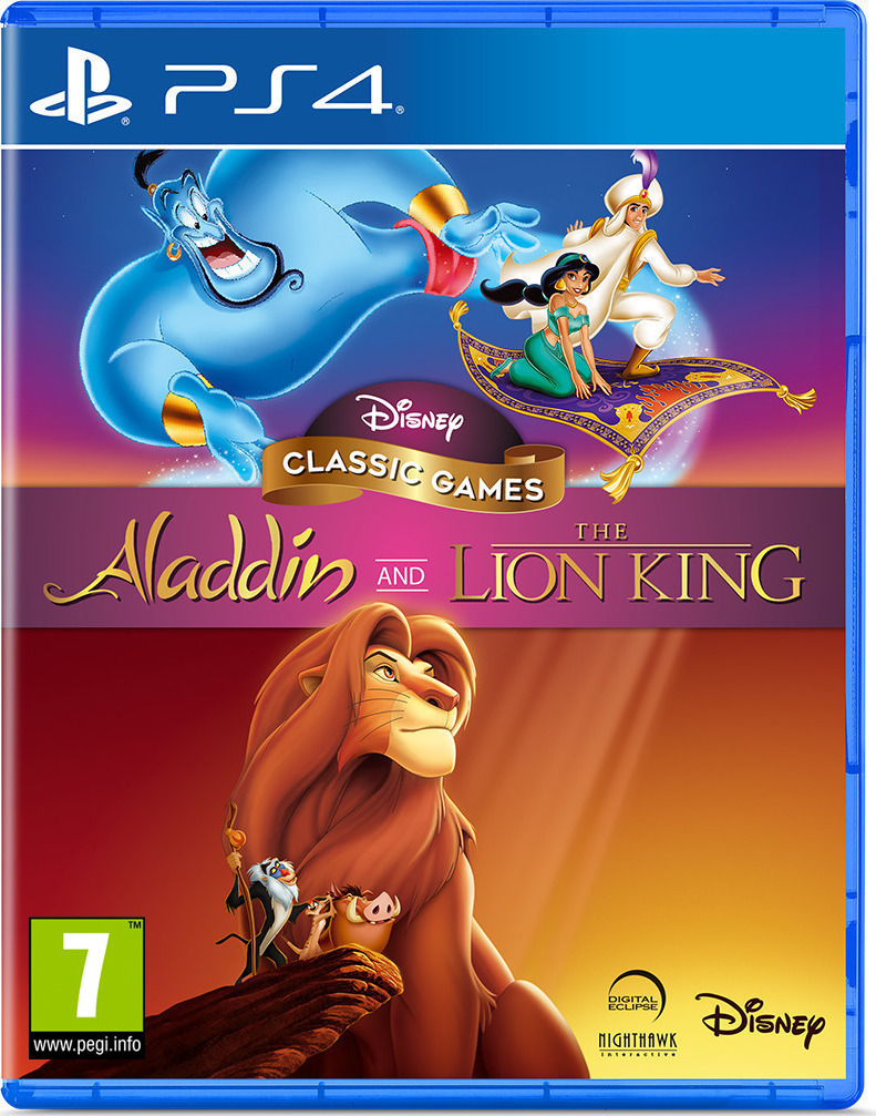 Classic Games: Aladdin and the Lion King PS4 USED DISC ONLY