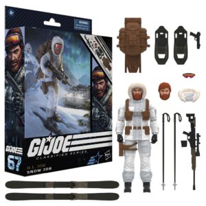 G.I. Joe Classified Series Snow Job, Deluxe Collectible Action Figures, 67, 6 in