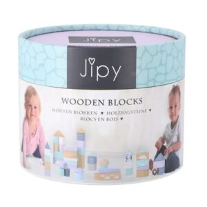 Jipy Wooden Building Blocks ξυλινα τουβλακια κατασκευων