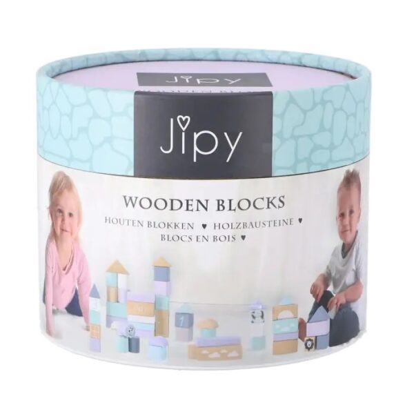 Jipy Wooden Building Blocks ξυλινα τουβλακια κατασκευων