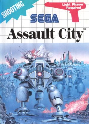 Assault City (Light Phaser Version) MASTER SYSTEM USED