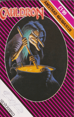 AMSTRAD CAULDRON CPC TAPE CASETTE GAME USED