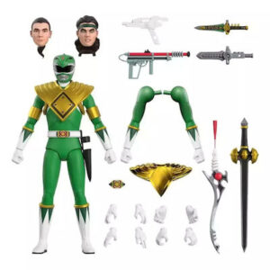 Super7 Mighty Morphin Power Rangers: Green Ranger Φιγούρα Δράσης ύψους 18εκ. SUP7-DE-POWRW01-GRG-01