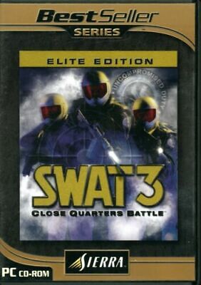 SWAT 3: Close Quarters Battle Elite Edition (Best Seller Series) PC Game USED