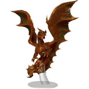 WizKids Dungeons & Dragons Icons of the Realms Adult Copper Dragon Premium Figure