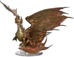 WizKids D&D Icons of The Realms: Adult Brass Dragon Dungeons and Dragons Miniatures