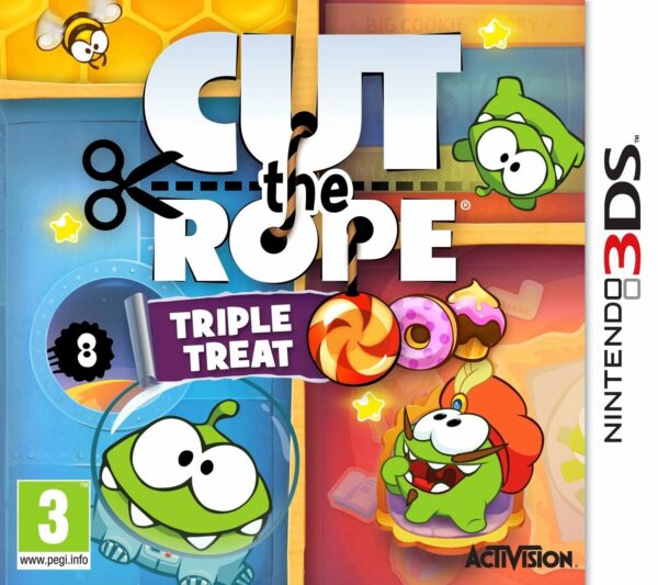 Cut the Rope: Triple Treat 3DS USED