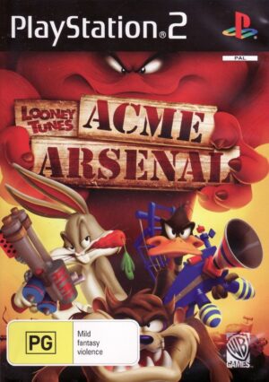 Looney Tunes Acme Arsenal PS2 USED NO MANUAL